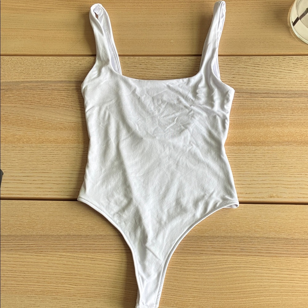 Zara Women’s White One Piece bodysuit